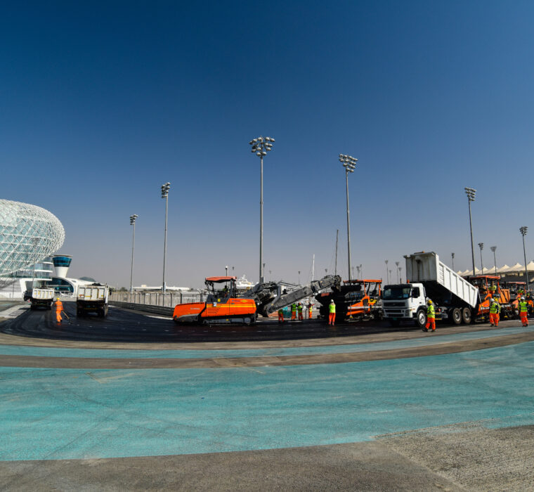 Visão geral do projeto do circuito de Yas Marina – modernização da construção e layout do circuito 5