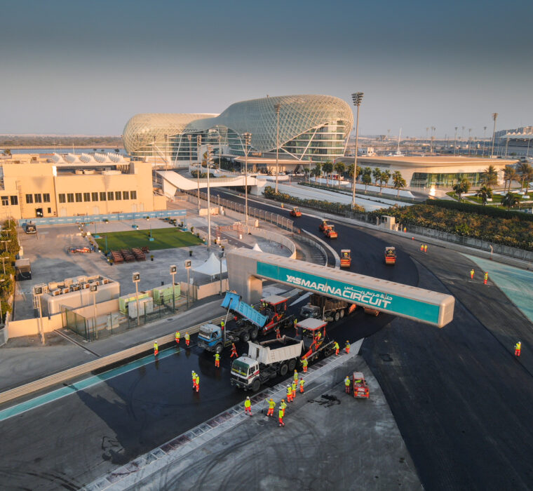 Visão geral do projeto do circuito de Yas Marina – modernização da construção e layout do circuito 7