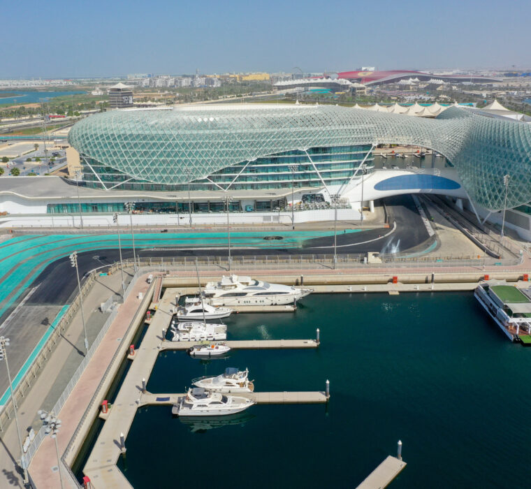 Visão geral do projeto do circuito de Yas Marina – modernização da construção e layout do circuito 6