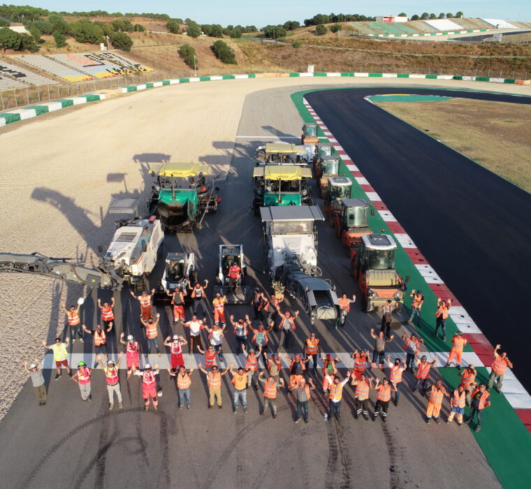 Luftaufnahme des Autódromo Internacional do Algarve – Erneuerung der Fahrbahndecke und Höhenvermessung 10