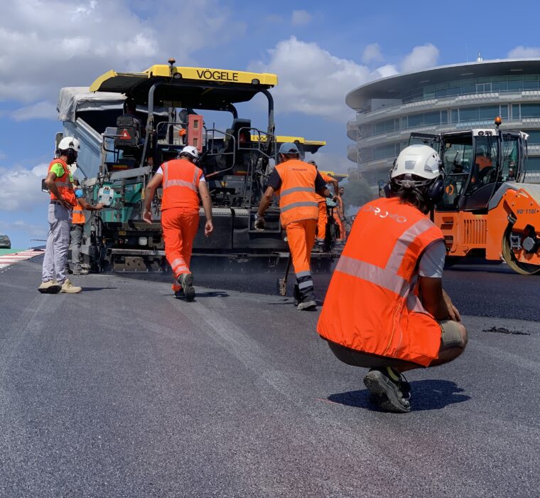 Projektansicht des Autódromo Internacional do Algarve – Erneuerung der Fahrbahndecke und Höhenanpassung 11